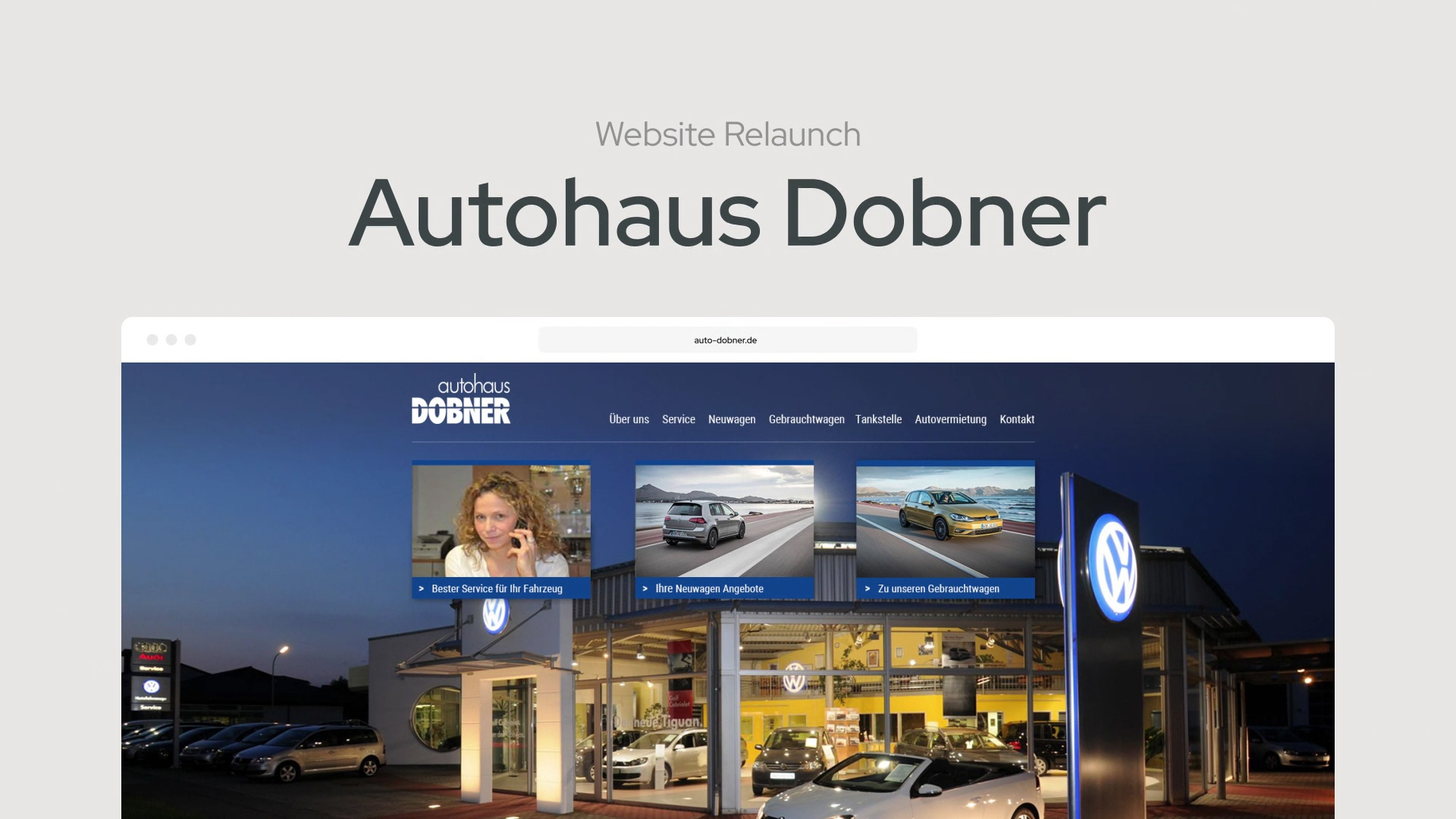 Autohaus Dobner | Website Relaunch - Case Study